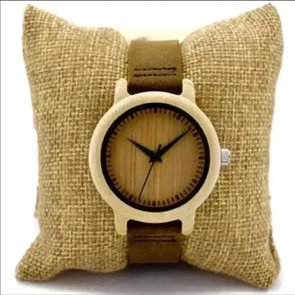 "Tawny" Wooden & Leather Wristwatch